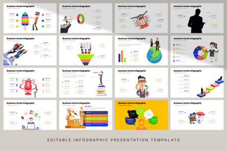 Business Vector - Infographic PowerPoint Template, Slide 6, 10662, Art & Entertainment — PoweredTemplate.com