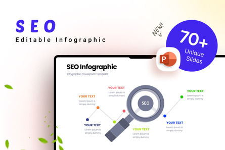 SEO - Infographic PowerPoint Template, 10664, Business — PoweredTemplate.com