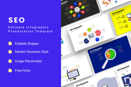 SEO - Infographic PowerPoint Template, Slide 2, 10664, Business — PoweredTemplate.com