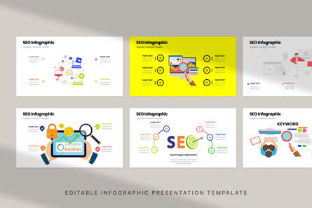 SEO - Infographic PowerPoint Template, Slide 4, 10664, Business — PoweredTemplate.com