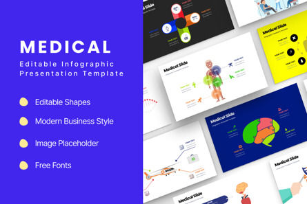 Medical - Infographic PowerPoint Template, Folie 2, 10669, Gesundheit und Erholung — PoweredTemplate.com