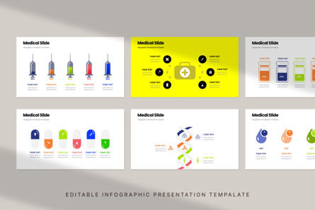 Medical - Infographic PowerPoint Template, Folie 4, 10669, Gesundheit und Erholung — PoweredTemplate.com