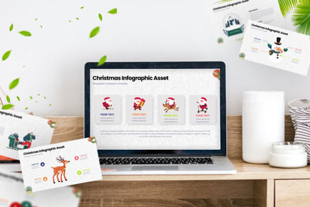 Christmas - Infographic PowerPoint Template, スライド 3, 10671, 休日／特別行事 — PoweredTemplate.com