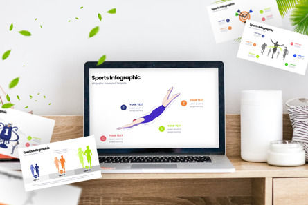 Sport - Infographic PowerPoint Template, スライド 3, 10675, 健康＆レクリエーション — PoweredTemplate.com