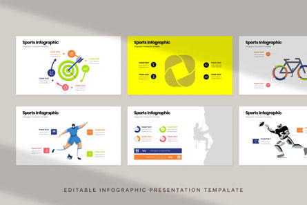 Sport - Infographic PowerPoint Template, 슬라이드 4, 10675, 건강 및 레크레이션 — PoweredTemplate.com