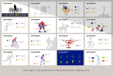 Sport - Infographic PowerPoint Template, 슬라이드 6, 10675, 건강 및 레크레이션 — PoweredTemplate.com