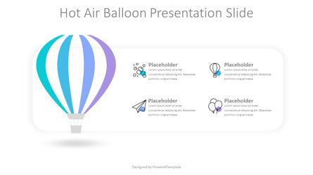 Hot Air Balloon Presentation Slide, Slide 2, 10682, Infographics — PoweredTemplate.com