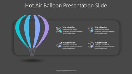 Hot Air Balloon Presentation Slide, Slide 3, 10682, Infographics — PoweredTemplate.com