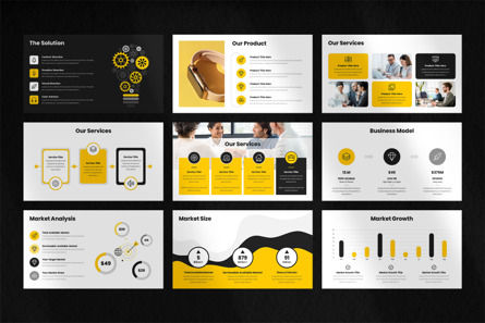 Facto - Business PowerPoint Template, 슬라이드 3, 10688, 비즈니스 — PoweredTemplate.com