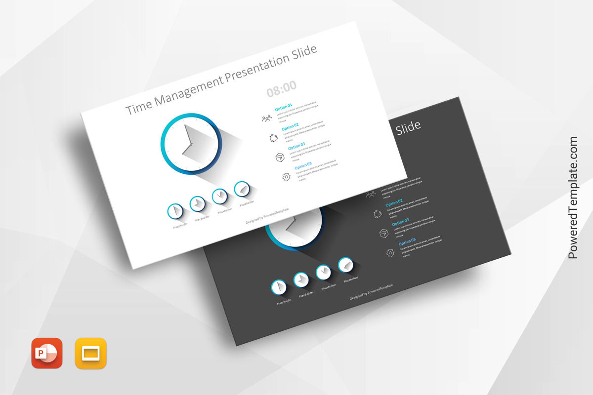 Time Management Skills PowerPoint Template and Google Slides Theme