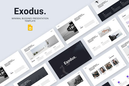 Exodus - Minimal Business Google Slide Template, Google幻灯片主题, 10702, 商业 — PoweredTemplate.com