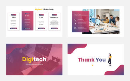 Digitech - Digital Business Powerpoint Template, Slide 6, 10713, Tecnologia e Scienza — PoweredTemplate.com