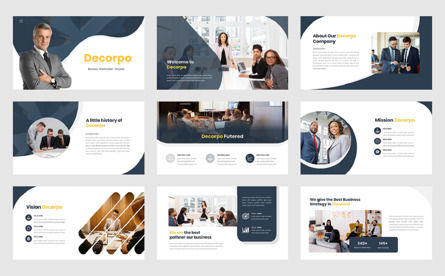 Decorpo - Business Powerpoint Template, Slide 2, 10716, Lavoro — PoweredTemplate.com