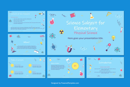 Science Subject for Elementary - 1st Grade Physical Science, Dia 2, 10719, Education & Training — PoweredTemplate.com