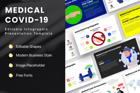 Medical Covid-19 - Infographic PowerPoint Template, Folie 2, 10723, Global — PoweredTemplate.com
