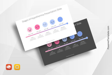Stages of Hypothermia Presentation Slide, Free Google Slides Theme, 10725, Infographics — PoweredTemplate.com