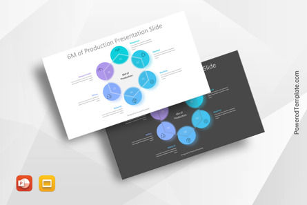 6M of Production Presentation Slide, Free Google Slides Theme, 10727, Business Models — PoweredTemplate.com