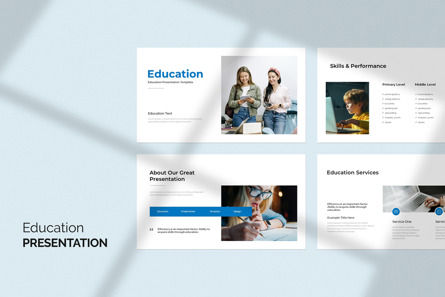 Education Presentation Template, Slide 4, 10735, Business — PoweredTemplate.com