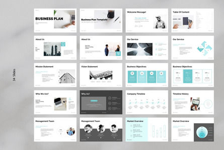 Business Plan Presentation, Diapositiva 9, 10737, Negocios — PoweredTemplate.com