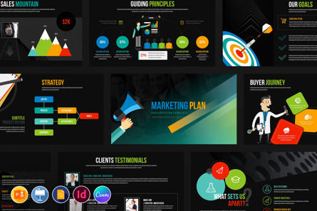 Marketing Plan Presentation Template, Modelo do PowerPoint, 10744, Negócios — PoweredTemplate.com