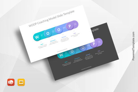WOOP Coaching Model Slide Template, Gratis Google Presentaties-thema, 10745, Business Concepten — PoweredTemplate.com