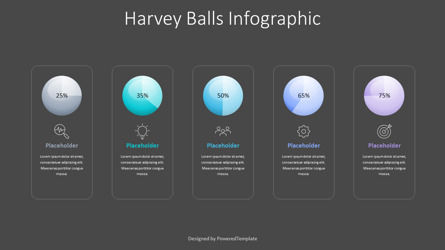 Harvey Balls Infographics, Slide 3, 10746, Concetti del Lavoro — PoweredTemplate.com