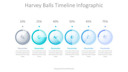 Harvey Balls Timeline Infographics, Folie 2, 10749, Beratung — PoweredTemplate.com