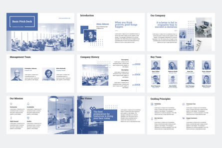 Basic Pitch Deck PowerPoint Template, Slide 2, 10754, Business Concepts — PoweredTemplate.com