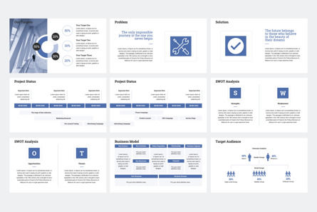 Basic Pitch Deck PowerPoint Template, Slide 3, 10754, Business Concepts — PoweredTemplate.com