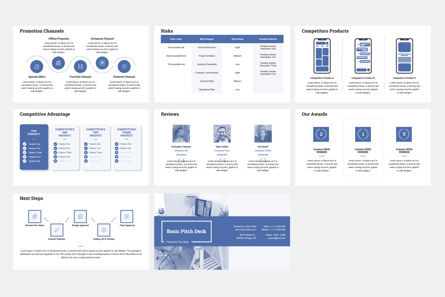Basic Pitch Deck PowerPoint Template, Slide 5, 10754, Business Concepts — PoweredTemplate.com