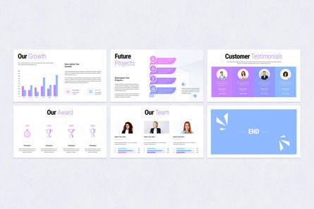 Company Profile Template PowerPoint Keynote Google Slides Canva InDesign Presentation, Slide 4, 10762, Business — PoweredTemplate.com