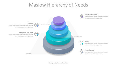 Maslow Hierarchy of Needs Diagram for Presentations, Slide 2, 10764, 3D — PoweredTemplate.com