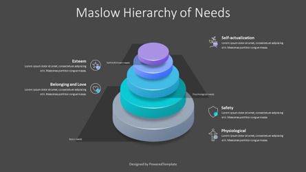 Maslow Hierarchy of Needs Diagram for Presentations, Slide 3, 10764, 3D — PoweredTemplate.com