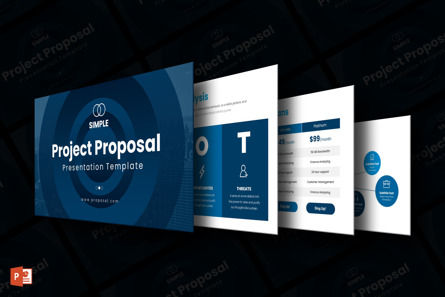 Project Proposal PowerPoint Template, PowerPoint模板, 10781, 商业 — PoweredTemplate.com