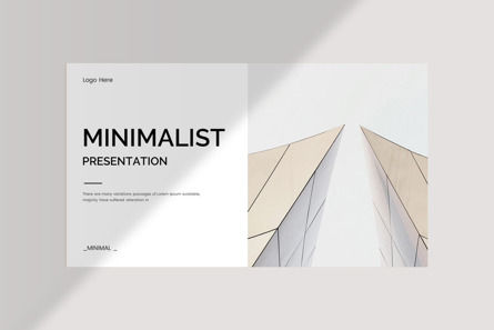 Minimal Presentation Template, Slide 3, 10783, Business — PoweredTemplate.com