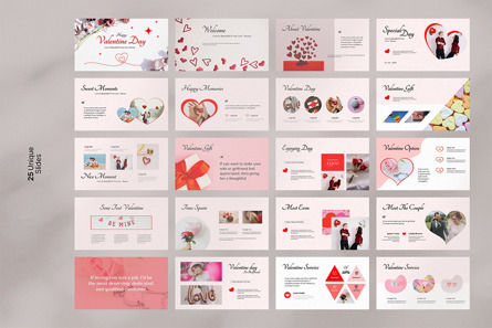 Valentine Day Presentation, Deslizar 12, 10784, Negócios — PoweredTemplate.com