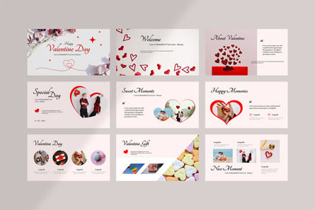 Valentine Day Presentation, Slide 8, 10784, Lavoro — PoweredTemplate.com