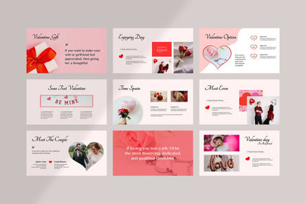 Valentine Day Presentation, Diapositive 9, 10784, Business — PoweredTemplate.com