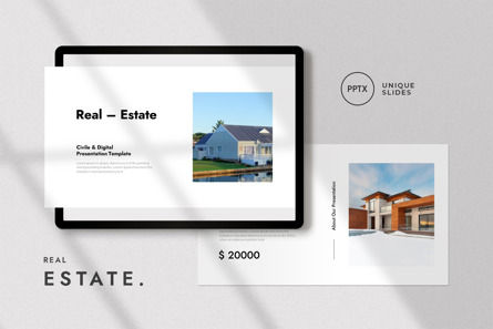 Real Estate Presentation, 10786, Real Estate — PoweredTemplate.com