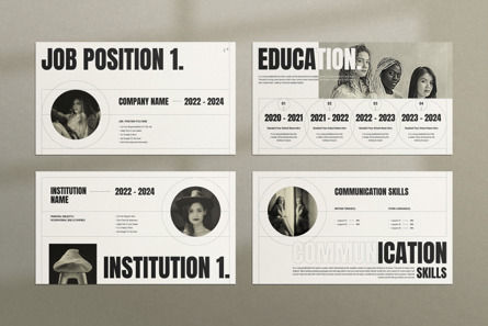 Exclusive CV Presentation Design Template, Slide 3, 10790, Bisnis — PoweredTemplate.com