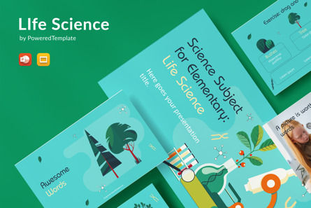 Science Subject for Elementary - 1st Grade Life Science, 10795, Education & Training — PoweredTemplate.com
