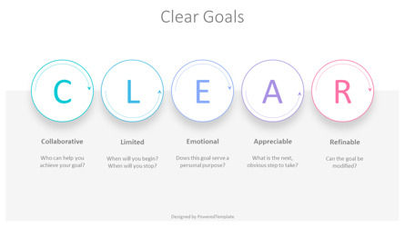 CLEAR Goals, Slide 2, 10796, Model Bisnis — PoweredTemplate.com