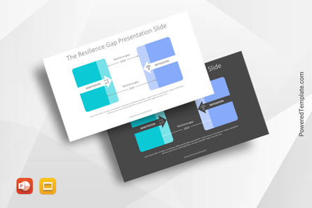 The Resilience Gap Presentation Template, Grátis Tema do Google Slides, 10802, Modelos de Negócio — PoweredTemplate.com