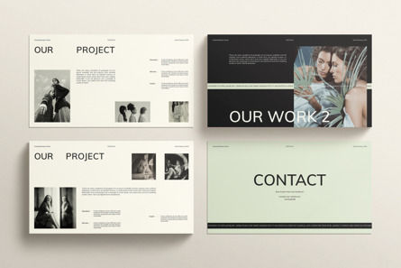 Portfolio Presentation Design Template, スライド 4, 10809, ビジネス — PoweredTemplate.com