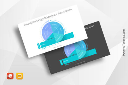 Innovation Design Diagram for Presentation, 10812, Business Models — PoweredTemplate.com