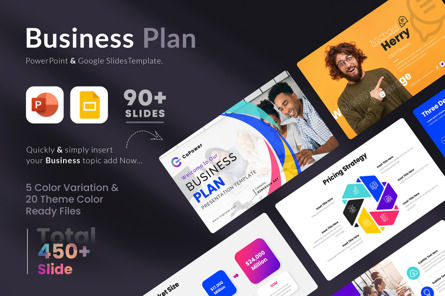 Business Plan PowerPoint Presentation Template, 10815, Business — PoweredTemplate.com
