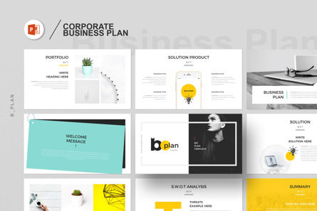 Business Plan Presentation Template, PowerPoint模板, 10817, 商业 — PoweredTemplate.com