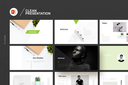 Clean Powerpoint Presentation, PowerPoint模板, 10824, 商业 — PoweredTemplate.com