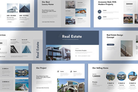 Real Estate Presentation, Slide 4, 10830, Real Estate — PoweredTemplate.com