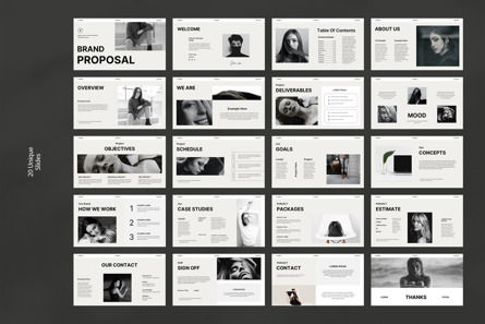 Brand Proposal Presentation Template, Slide 11, 10831, Lavoro — PoweredTemplate.com
